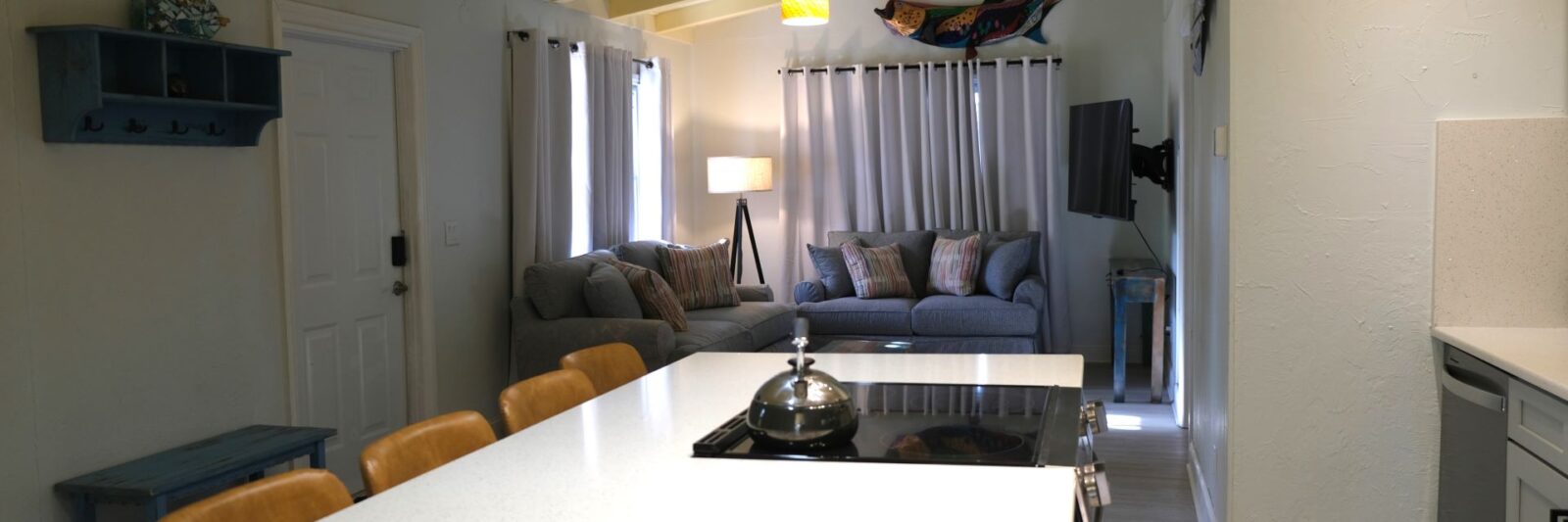 cottage 1 open kitchen living area